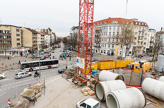 Baustellen von HAMBURG WASSER - Hamburg Wasser